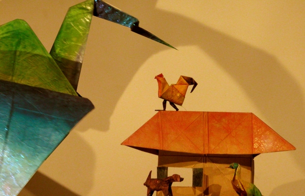 ציפור הגשם אגדת נייר, הצגת ילדים תיאטרון בובות תיאטרון הקרון בירושלים